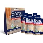 Bona Hardwood Floor Cleaner Concentrate, Cedar Wood Scent, 1 fl oz, Pack of 4 (Makes 128 fl oz) - Residue-Free Floor Cleaning Concentrate Spray Mop and Spray Bottle Refill - For Wood Floors