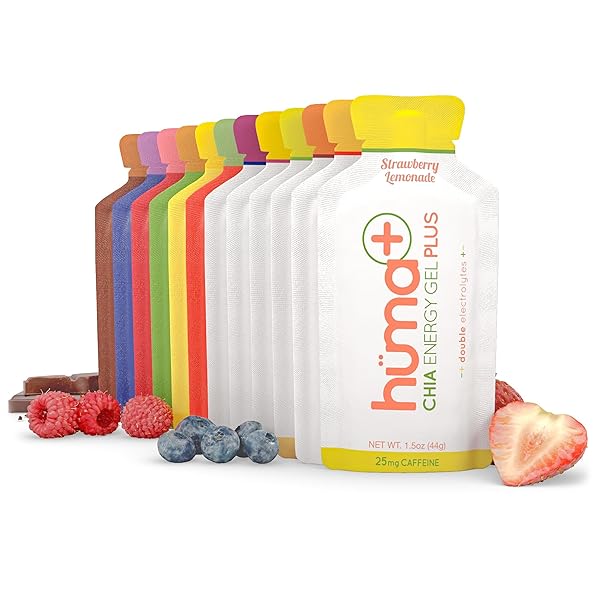 HUMA PLUS (DOUBLE ELECTROLYTES) CHIA ENERGY GEL, VARIETY...