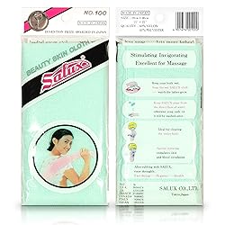 Salux Bath Towel Blue Peach Green 3 Count Pack