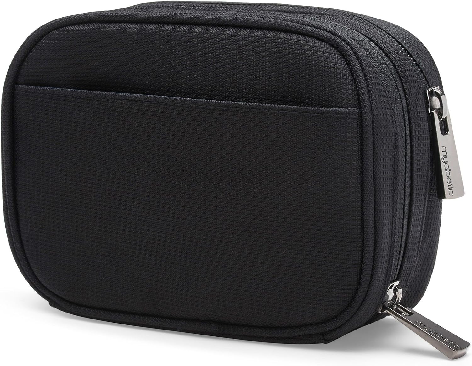 Myabetic Clark Diabetes Supply Case for Glucose Monitoring Tools, Includes Insulation Lining - High Quality Material (Black): Health & Personal Care