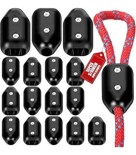 West Coast Paracorde De Serrage En Plastique Noir - Plusieurs Diamètres Et Tailles - Idéal Pour Créer Des Laises, Des Lignes, Des Lignes De Lunge, Des Liens Croisés, Etc. 14mm - 16mm