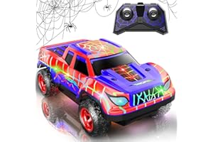 GagaCo Remote Control Car for Boys, Mini RC Racing Cars for Kids Ages 3 and up, 2.4Ghz Beginners RC Cars with Cool Light, Rechargeable Toy for Boys Ages 3 4 5 6 7 8 Birthday Xmas Gift, Red