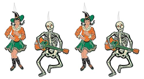 Vintage Halloween Jointed GoGo Dancers - Pack of 2