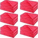 SmoothNovelty 6 Pcs Valentine's Fleece Throw Blanket for Girl Soft Flannel Throws for Galentine's Party Sleepover Slumber Favors Cozy Movie Night Blanket Set(Rose Red,40 x 60 Inch)