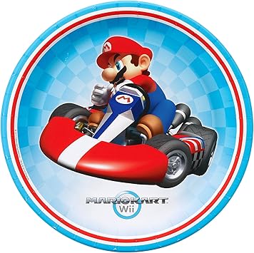 Amazon Com Super Mario Bros Mario Kart Birthday Party Supplies 8