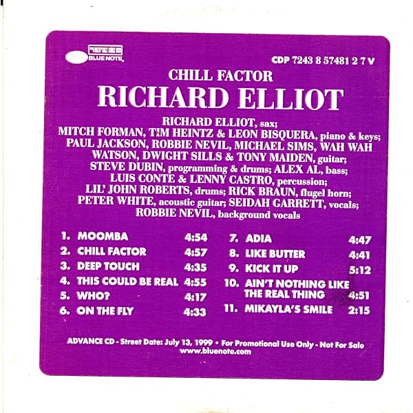ELLIOT,RICHARD - Chill Factor - Amazon.com Music