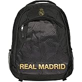 Icon Sports Real Madrid Premium Backpack - Unisex Adult - RM25BP-K Black OSFM