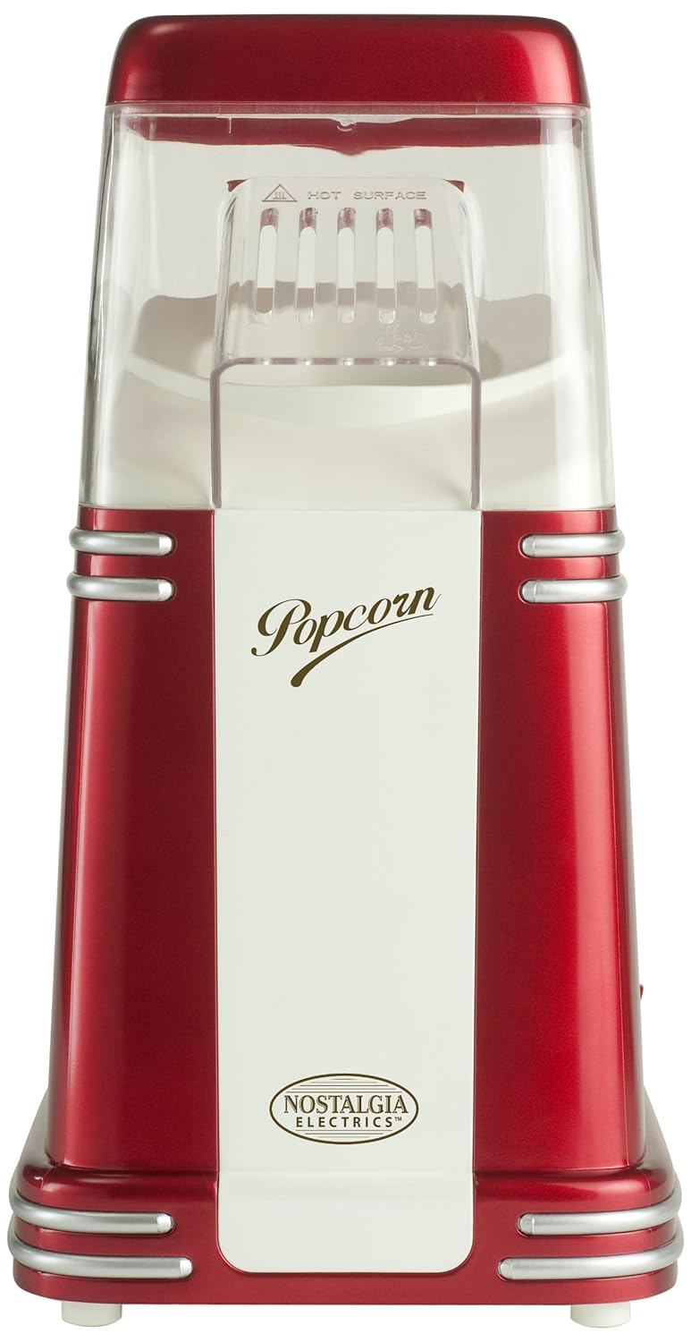 Guzzanti FC 120 palomitas de maiz poppers - Palomitero (160 x 160 x 300 mm, 970g) Rojo