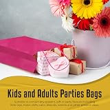 Thepaperbagstore 10 Fuchsia Small Paper Party Bags With Handles 18x22x8cm view 9