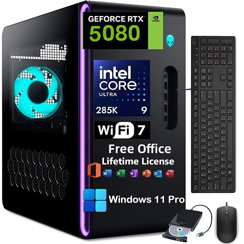 Dell Alienware Aurora R16 Gaming Desktop 2025 - NVIDIA RTX 5080 GDDR7 ...
