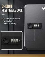 Uniclife 20 Position Key Cabinet with Combination Lock Security Box view 4