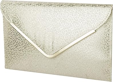 Awesome Fashions Womens Clutch (Royal Silver,Af025)