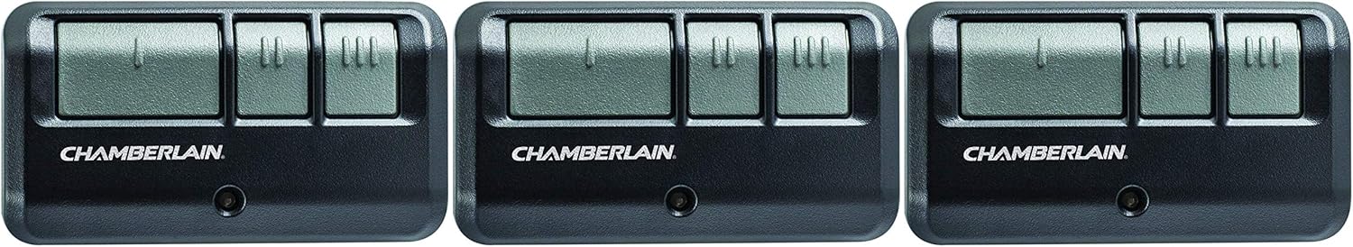 Chamberlain Group G953EV-P2 Chamberlain/LiftMaster/Craftsman 953EV-P2 3-Button, Security +2.0 Compatible, Includes Visor Clip Garage Door Opener Remote - Garage Door Remote Controls - 