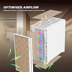 SAMA V Nature Mid Tower PC Case with Genuine Walnut