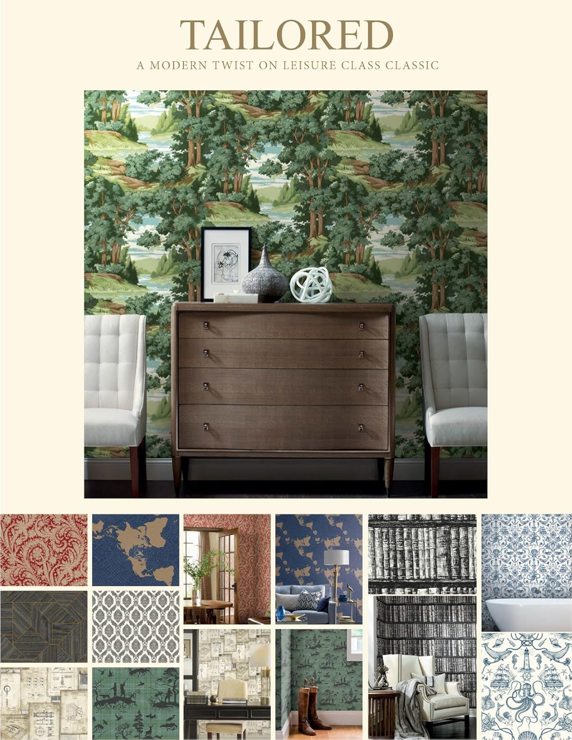 paradise outdoor living forest lake on York Wallcoverings Ho3303 Forest Lake Scenic Wallpaper Tan Grey Amazon Com
