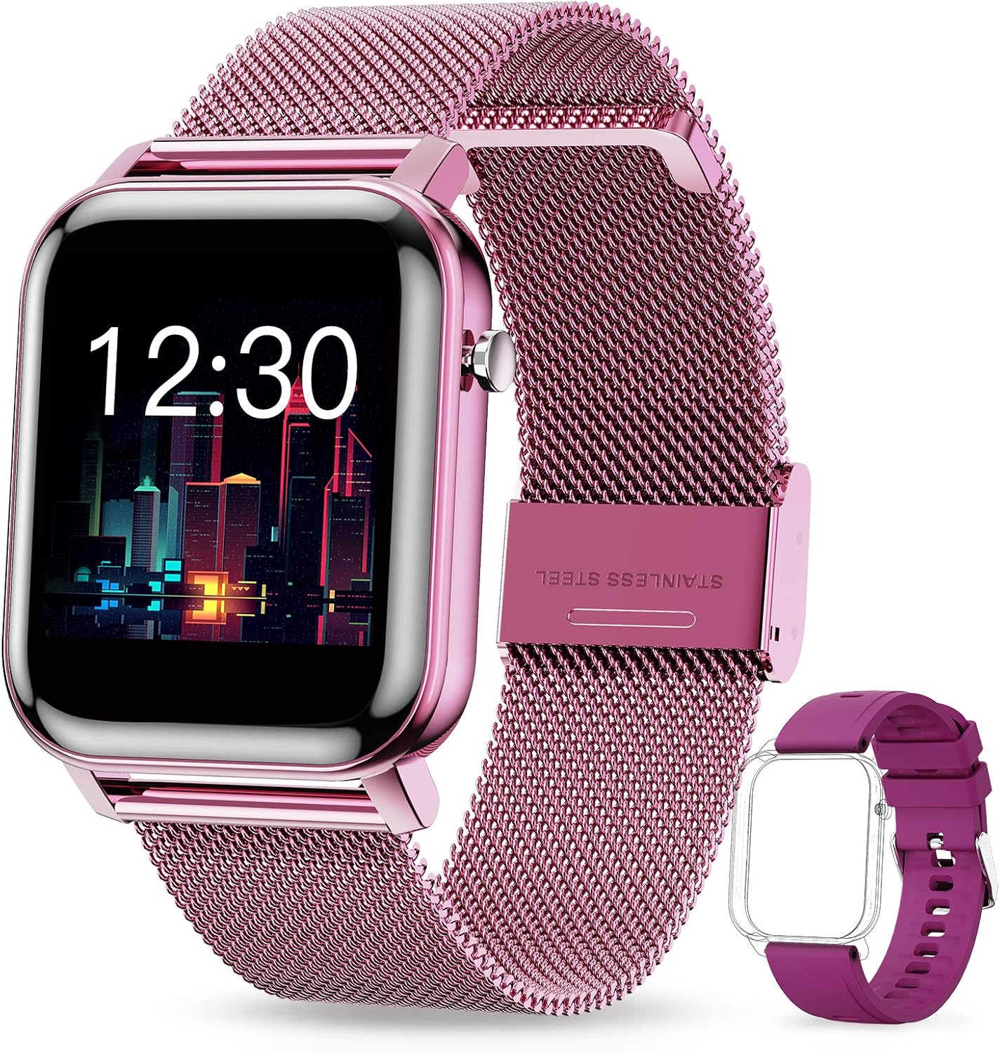 GOKOO Smartwatch Damen Frauen 1.4inch Zoll IPS Amazon.de Elektronik