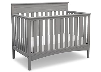 delta 4 in 1 crib grey