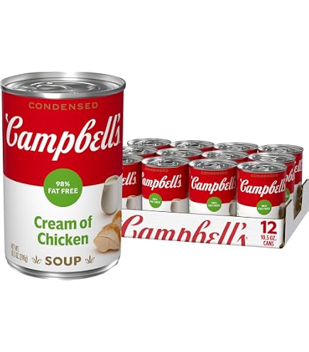 Amazon.com: Campbell's Condensed 98% Fat Free Cream of Mushroom