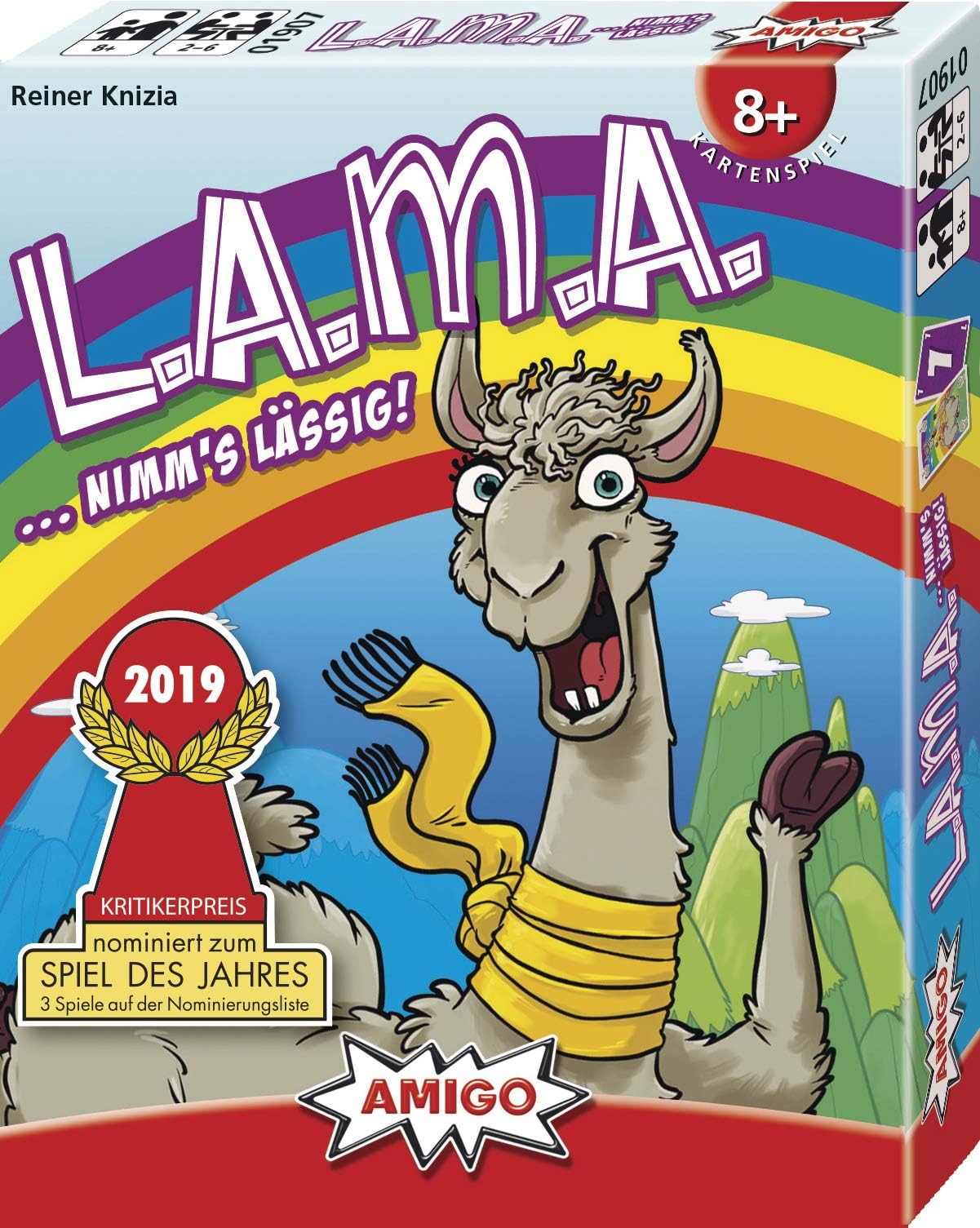Amigo Card Game - 01907 - Lama Playing Cards