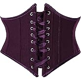 Scarlet Darkness Women's Corset Belt Renaissance Corset Lace Up Underbust Boned Waist Belts
