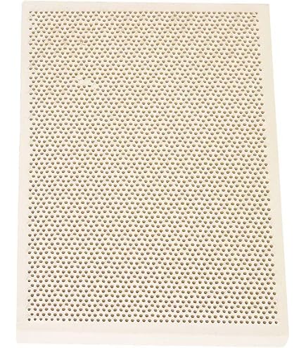 Hemoton Ceramic Honeycomb Soldering Board Jewelry Honey Comb Solder Boards Plate Paint Printing Drying Panel Heater Burning Tools