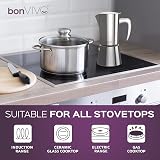 bonVIVO Moka Pot 2 Cup Intenca Stainless Copper Finish Espresso Maker view 4