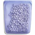 Stasher Silicone Reusable Storage Bag, 1/2 Gallon (Amethyst) | Food Meal Prep Storage Container | Lunch, Travel, Makeup, Gym 