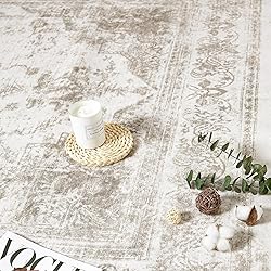 PureCozy Vintage Area Rug 2x3 Indoor Entryway Rug