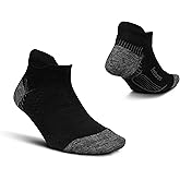 Feetures Plantar Fasciitis Relief Sock Light Cushion No Show Tab - Targeted Compression Sock for Women & Men