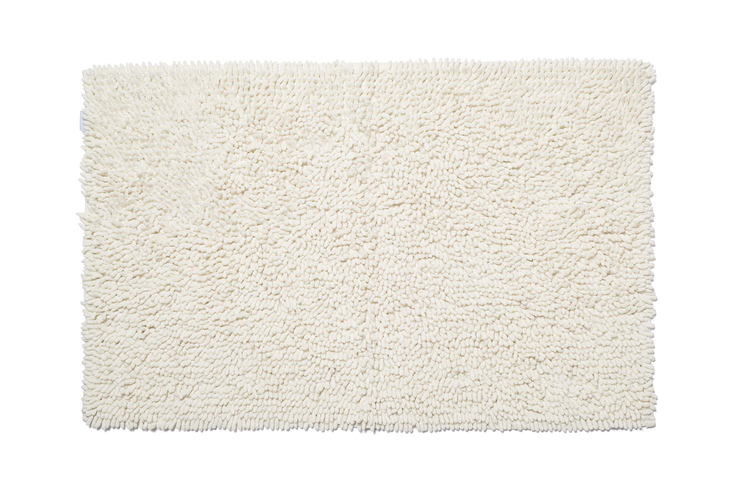 Croydex Cream Cotton Bathroom Mat with Slip-Resistant Backing