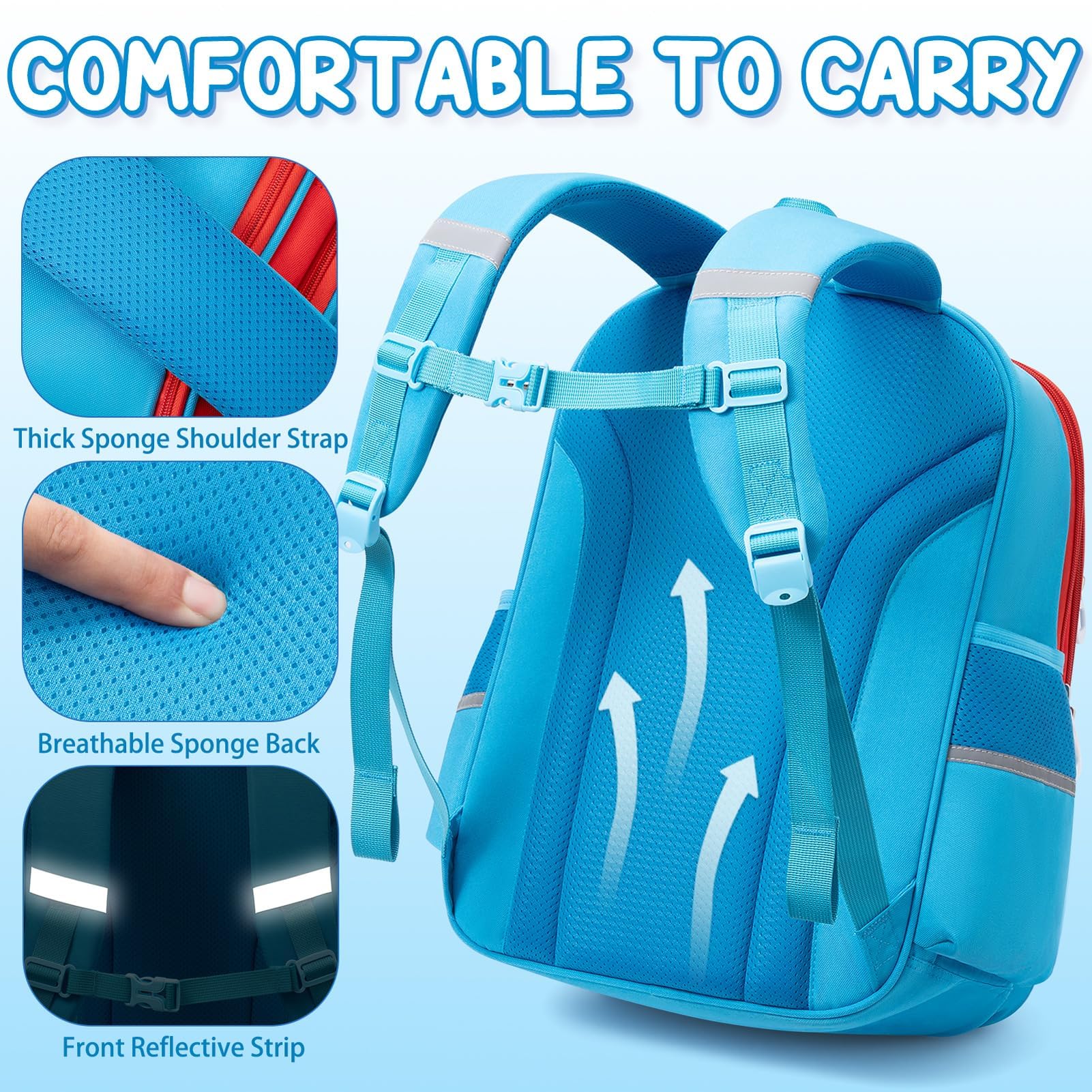 Fimibuke Kids Backpack for School Boys, 3 PCS Gamer Teen Boys Backpack with Lunch Box & Pencil Case, Gaming Bookbag for Kid Children Student Kindergarten Elementary Middle High School Travel Backpacks