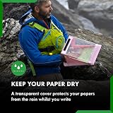 Paperdry Waterproof Clipboard A4 Pink PVC with Cover and Storage view 3