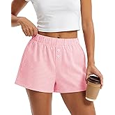 BTFBM Striped Boxer Shorts for Women 2026 Spring Summer Y2k Vacation Beach Bottoms Lounge Sleep Pajama PJ Pants Clothes