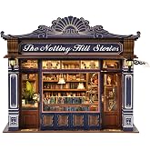 TOYQI Book Nook Kit, DIY Miniature Dollhouse Kit for Adults and Teens | Booknook Tiny House Kit Bookshelf Decoration 3D Wooden Puzzle Bookend