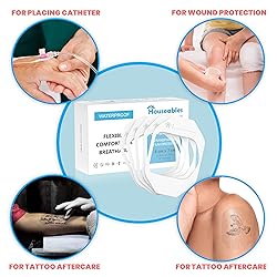 Houseables Waterproof Bandages, Transparent Film