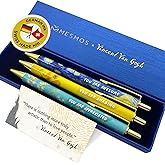 MESMOS Van Gogh Fancy Pen Set for Women, Thank You Gifts for Women, Nice Cute Boss Lady Gifts for Coworkers, Teacher and Employee Appreciation, Nice Cute Office Pens for Coworkers