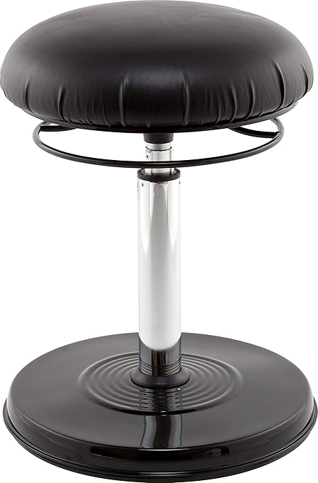 Leather Like Adjusts From 18 25 Kore Office Chair Wobble Chair Standing Desk Chair Active Sitting Adjustable Stool For Office Adjusts From 46cm 60cm Leather Like Everyday Plus Amazon Ae