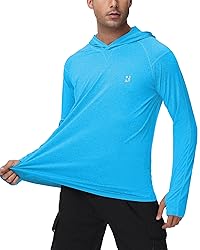 Mens UPF 50+ Fishing Swim Shirt - Long Sleeve Sun