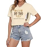 LUKYCILD Nursing Shirts for Breastfeeding Women Zipper Nursing Maternity Graphic Tee Mama Breast Feeding V Neck Tops