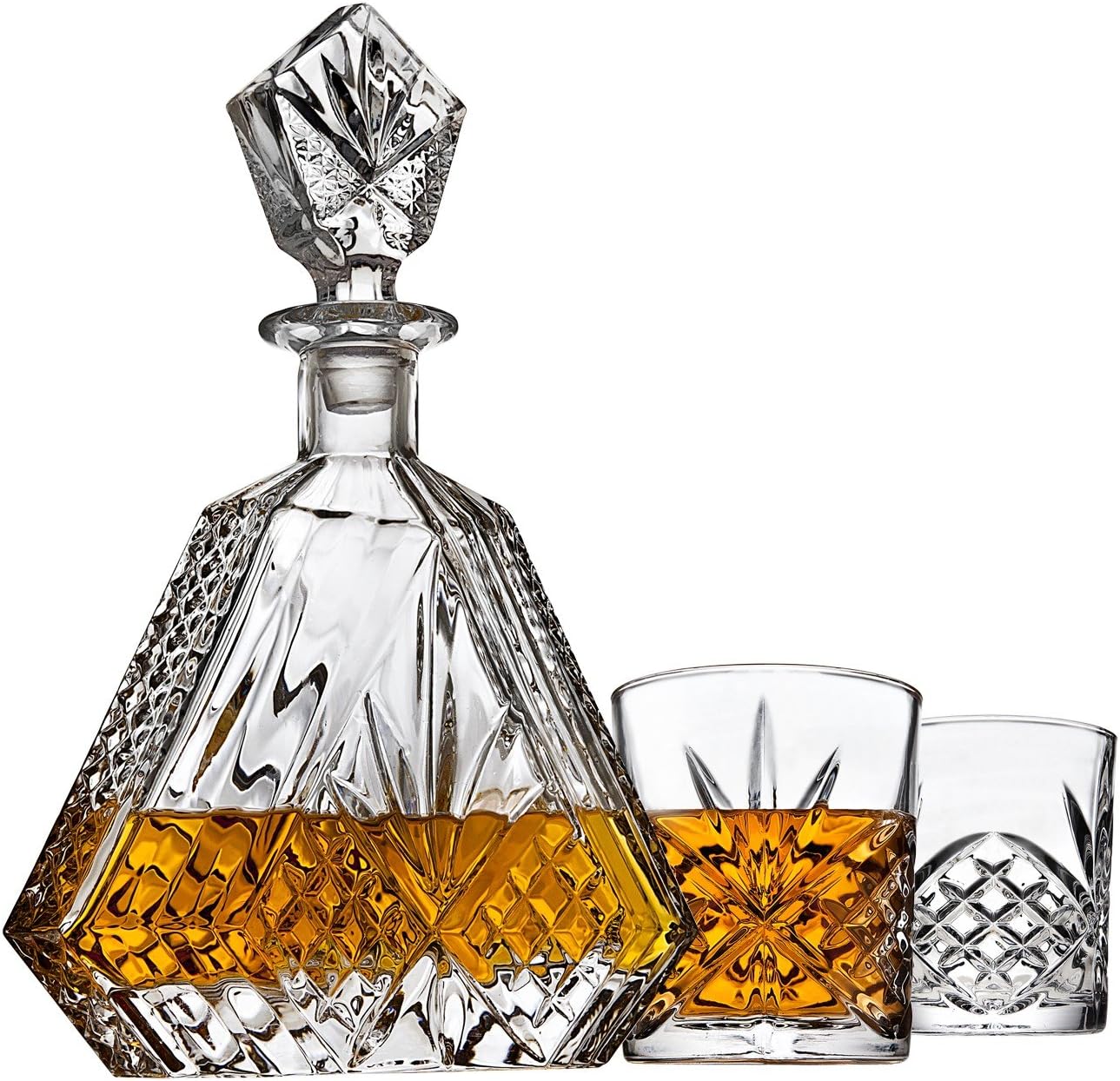 Whiskey Decanter set for Liquor Scotch 