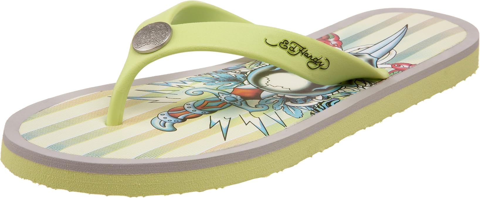 Amazon.com | ED HARDY Men's Beachcomber Sandal, Yellow-10SBC108M, 11 M US | Flip-Flops