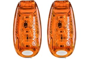 EverLightFX USB Rechargeable LED Safety Light (2 Pack) by Apace - Super Bright Bike Tail Light Works Brilliantly as Running L