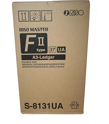 Amazon.com: Riso S-8113 Black F II Type Duplicator Ink Box of 2