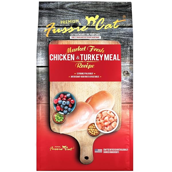 FUSSIE CAT MARKET FRESH CHICKEN & TURKEY MEAL...