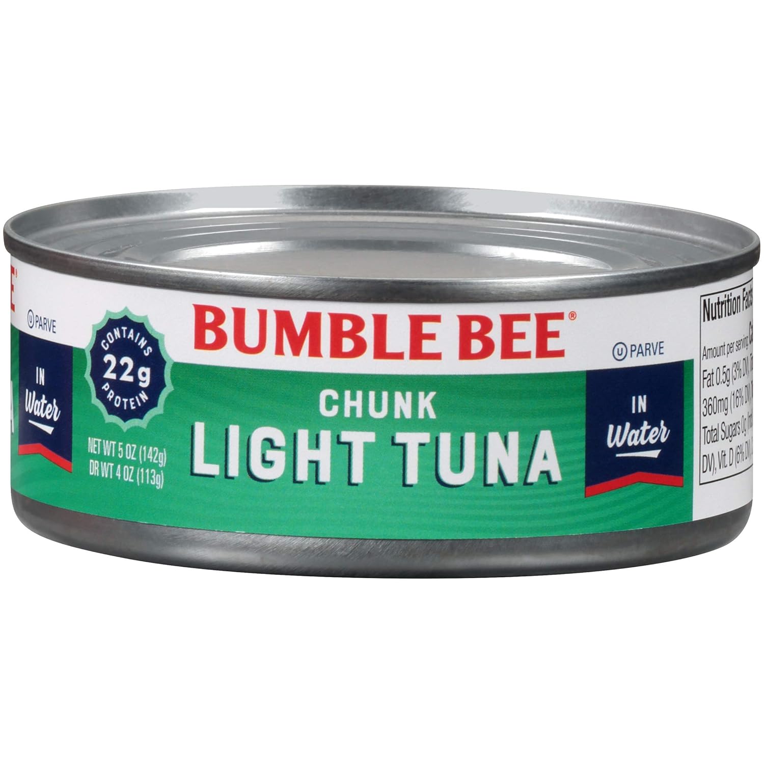Amazon Com Bumble Bee Chunk Light Tuna In Water Wild Caught High Protein Food Gluten Free Keto Canned Food 5 Ounce Cans 24 Count Grocery Gourmet Food