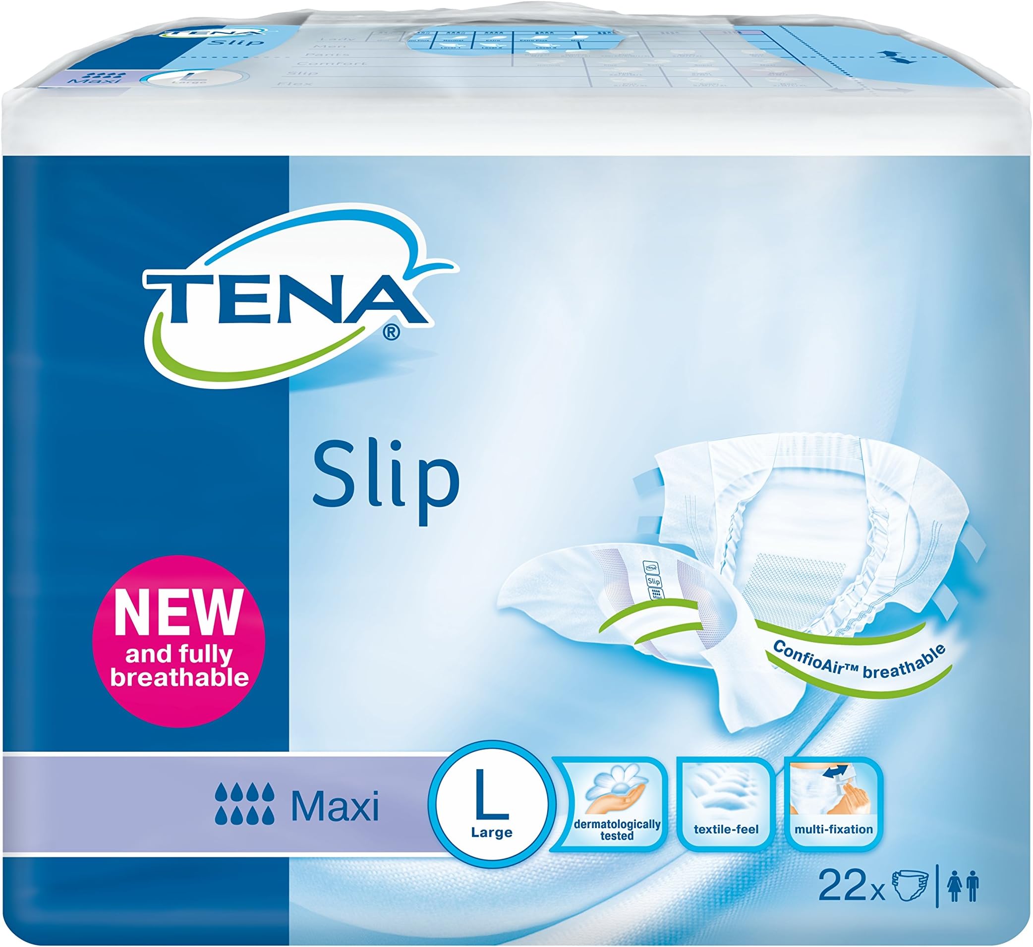 Large Tena Slip Maxi Nappies by Tena Slip Maxi