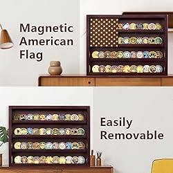 TJWZXX Challenge Coin Holder Display Case Wall