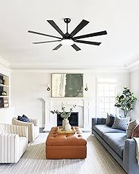 POCHFAN 62 inch Ceiling Fans with Lights and Remote