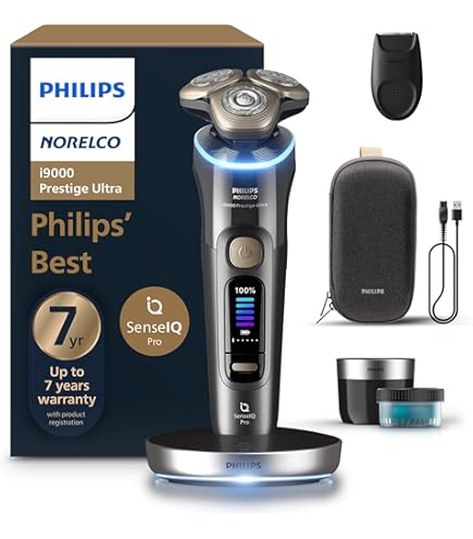 Amazon.com: Philips Norelco S9000 Prestige Rechargeable Wet & Dry