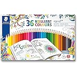 Staedtler Ergosoft Triangular Colouring Pencil, Assorted Colours (Pack of 36)